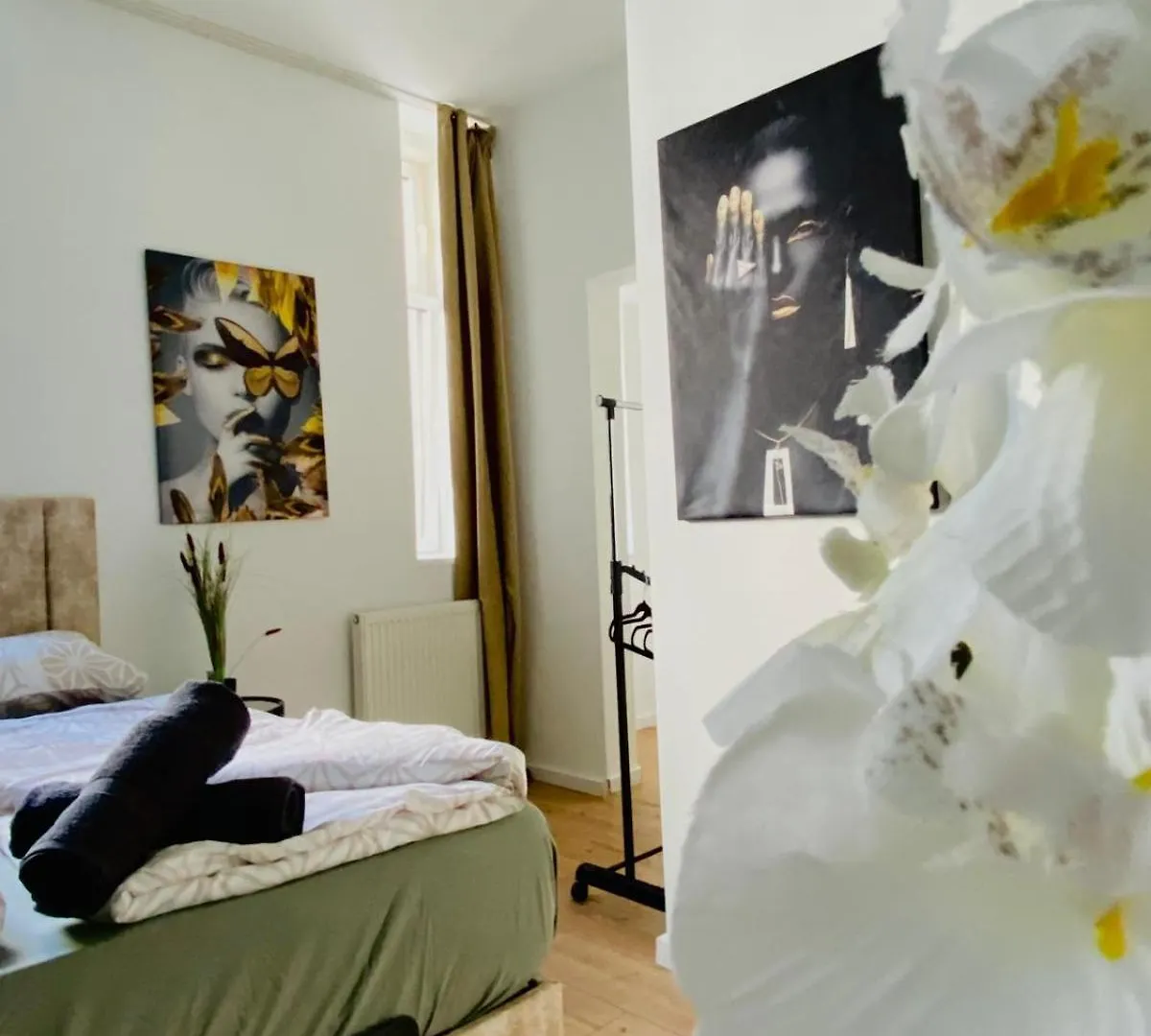 8 Fully Equipped Studio Apt W Terrace Margareten Bécs Apartman