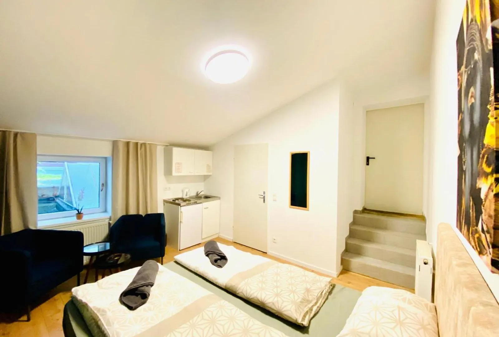 8 Fully Equipped Studio Apt W Terrace Margareten Bécs Apartman